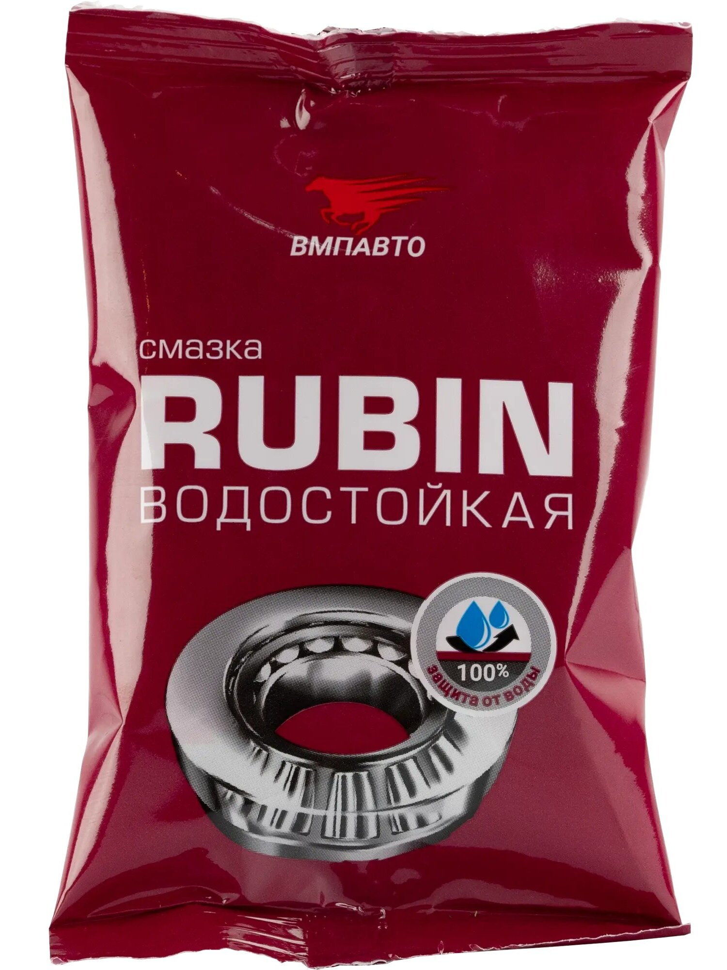 изображение Смазка водостойкая пластичная. 90гр. (RUBIN)стик пакет. MC 15201